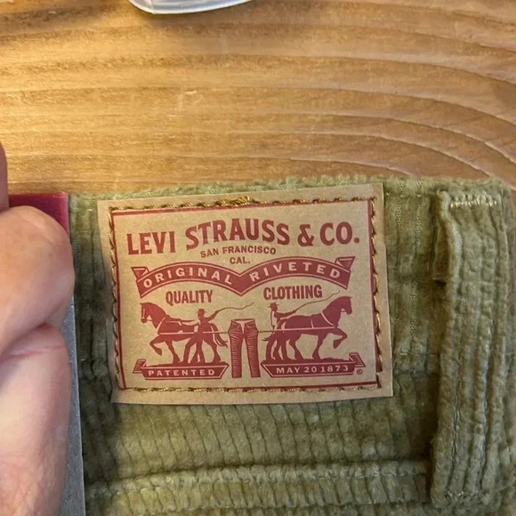 Women’s new with tag Levi’s 721 corduroys hi Rice skinny 30 x 30 Streetwear Y2K - Picture 7 of 13